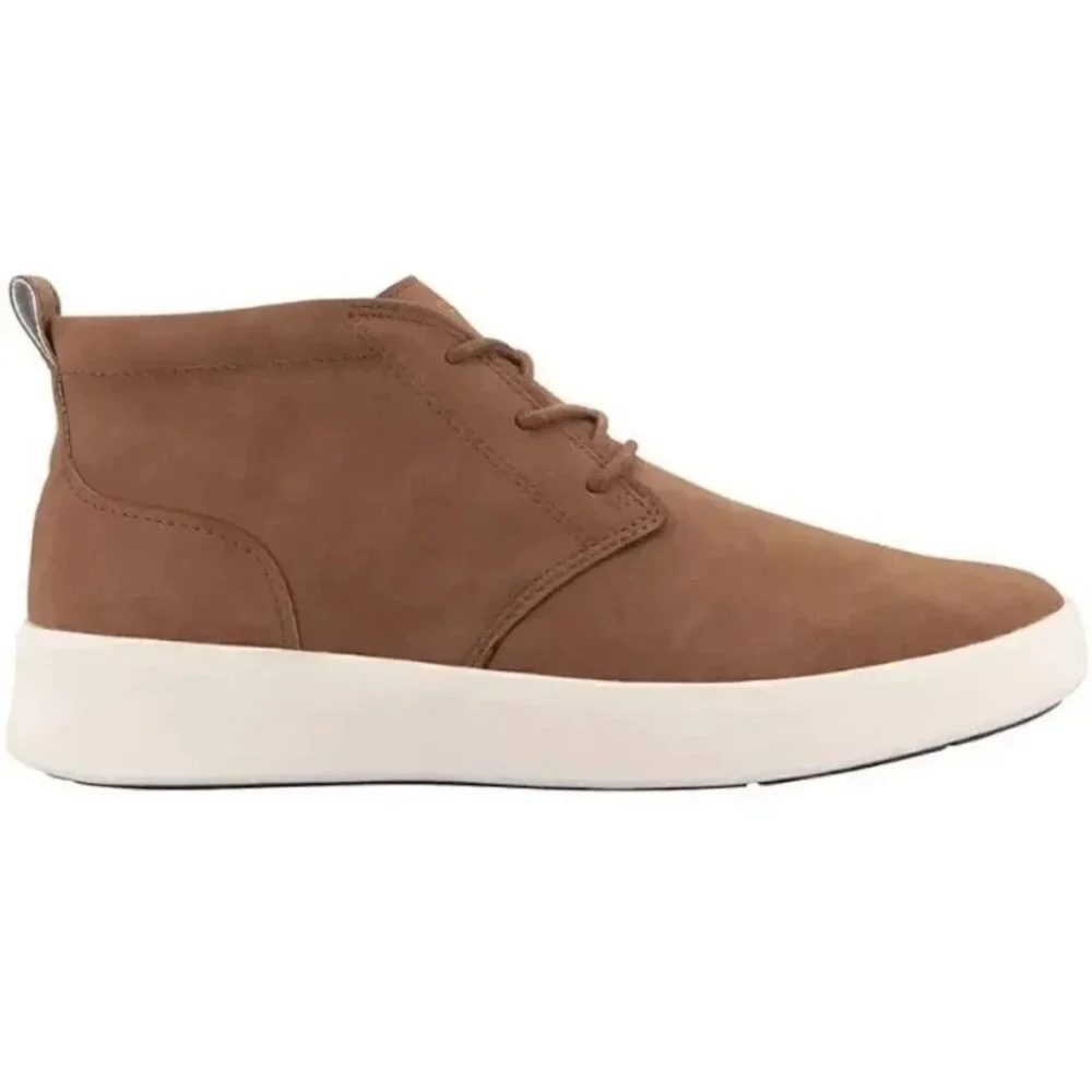 IZOD Palmer Men's 11 Chukka Boots Brown Leather Round Toe Lace-up Shoes Sneaker